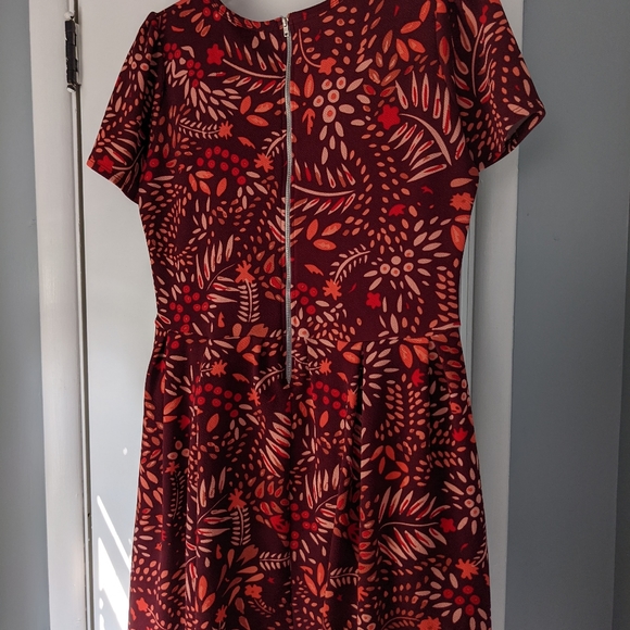 LuLaRoe Amelia Dress Size 2xl Fall Foliage - Picture 8 of 10